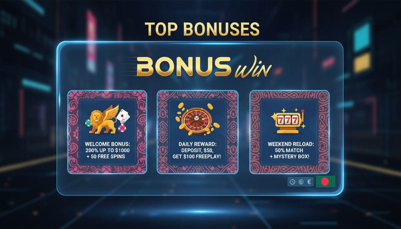 Top Online Casino Bonus Offers in Bangladesh for 2026 image